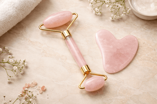 Rodillo facial vs Gua Sha: ¿para qué sirven y cómo usarlos?